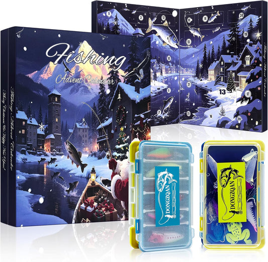 COMPLETE TACKLE CALENDAR | 24 Lures + 2 Storage Boxes